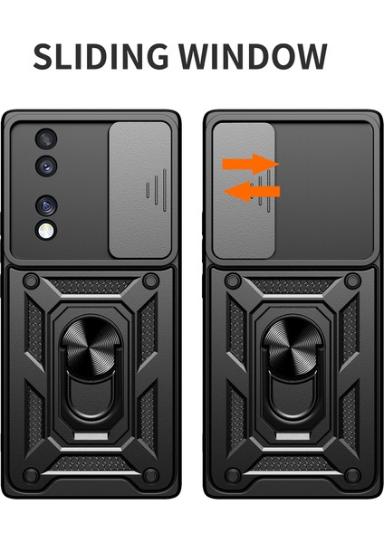 Honor 70 5g Telefon Kickstand Kılıfı Sürgülü Kamera Lens Koruma Pc+Tpu Kapak-Gül Altını (Yurt Dışından) fiyatları