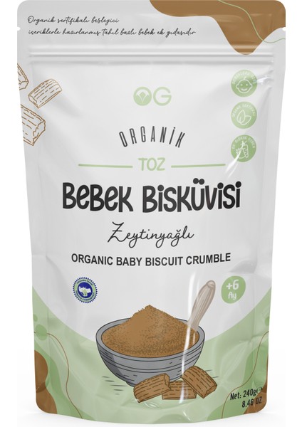 Toz Bebek Bisküvisi 240 gr +6 Ay