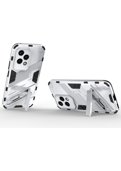 Honor 200 Lite Kılıf Darbeye Dayanıklı Pc + Tpu Çizilmez Telefon Kılıfı Kickstand Ile-Beyaz (Yurt Dışından) fiyatları