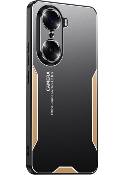 Honor 60 Pro Düşmeye Karşı Telefon Kılıfı Hassas Lens Korumalı-Altın (Yurt Dışından)