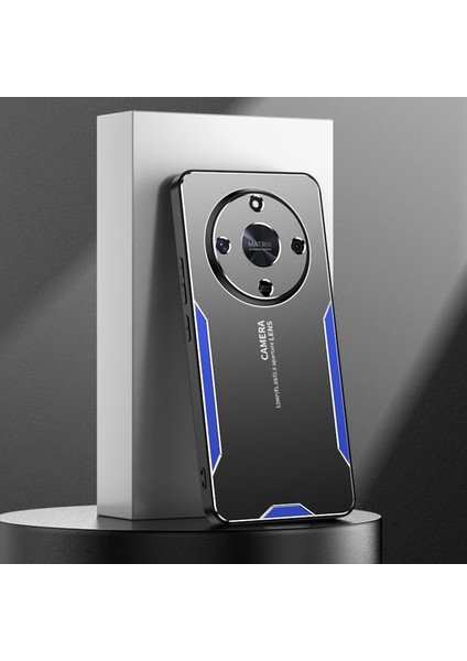 Honor X9B 5g/magic6 Lite 5g Cep Telefonu Kılıfı Mat Alüminyum Alaşım+Tpu+Pc Parmak Izi Önleyici Arka Kabuk-Mavi (Yurt Dışından) indirimleri