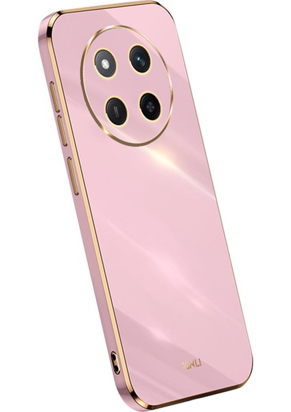 Xınlı For Honor X60 Pro 5g Kılıf Tpu Telefon Kılıfı Galvanik Çerçeveli-Mor (Yurt Dışından)