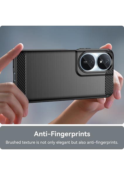 Honor X7B 4g/honor 90 Akıllı Tpu Kılıf Telefon Kapağı Karbon Fiber Doku-Siyah (Yurt Dışından) indirimleri