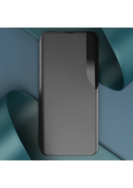 Honor 90 Lite 5G/X50I 5g View Window Telefon Kılıfı Pu Deri Darbeye Dayanıklı Stand Kapak-Yeşil (Yurt Dışından) fırsatları