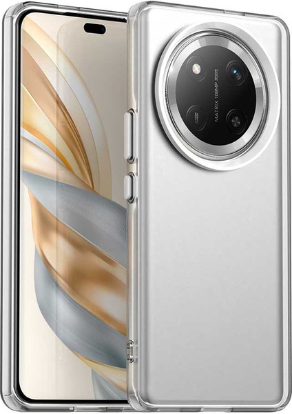 Honor X60 Pro 5g Kılıf Pc+Tpu+Pet Mat Düşmeye Karşı Dayanıklı Telefon Arka Kapağı-Şeffaf (Yurt Dışından)