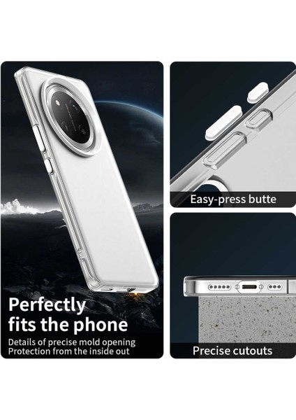 Honor X60 Pro 5g Kılıf Pc+Tpu+Pet Mat Düşmeye Karşı Dayanıklı Telefon Arka Kapağı-Şeffaf (Yurt Dışından) modelleri