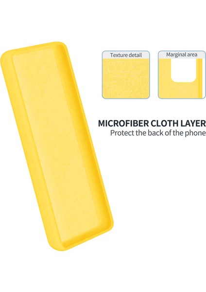 Honor 90 Lite 5G/X50I 5g Sıvı Silikon Telefon Kılıfı Yumuşak Astarlı Darbeye Dayanıklı Kılıf Kayışlı-Sarı (Yurt Dışından) indirimleri