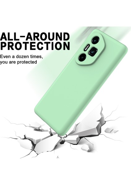 Honor 300 Ultra/honor 300 Pro Kılıf Sıvı Silikon Telefon Arka Kapağı El Kayışı Ile-Yeşil (Yurt Dışından) indirimleri