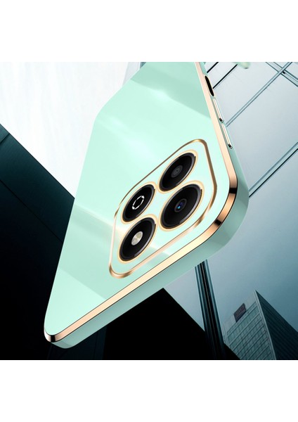 Xınlı For Honor X6B 4g Kılıf Tpu Telefon Kılıfı Galvanik Çerçeveli-Beyaz (Yurt Dışından) modelleri