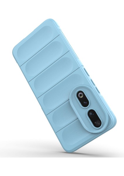Honor 90 Için Esnek Tpu Telefon Kılıfı, Düşmeye Lı Telefon Kabuğu Koruyucu Kılıf-Bebek Mavisi (Yurt Dışından) modelleri
