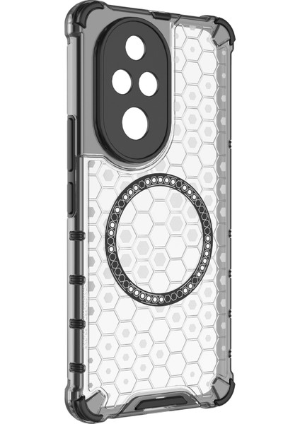 Honor 200 Pro 5g Kılıf Petek Tpu+Pc Cep Telefonu Kılıfı Magsafe-Transparent ile Uyumlu (Yurt Dışından) fiyatları