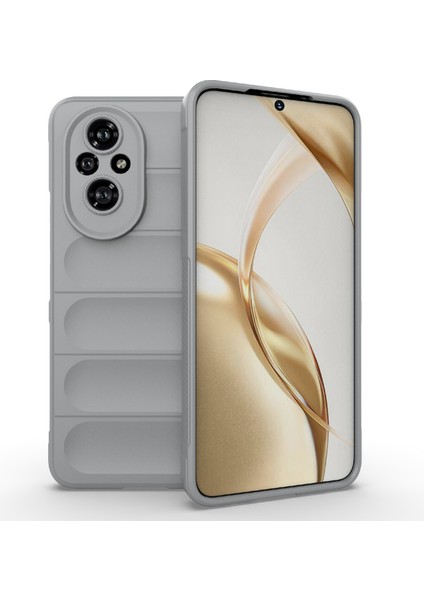 Honor 200 5g Kılıf Yumuşak Tpu Düşmeye Dayanıklı Koruyucu Telefon Kılıfı-Açık Gri (Yurt Dışından)