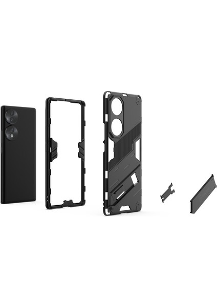 Honor 70 5g Tpu+Pc Şok Emici Kılıf Kickstand Telefon Kılıfı Koruyucu-Bebek Mavisi (Yurt Dışından) fırsatları