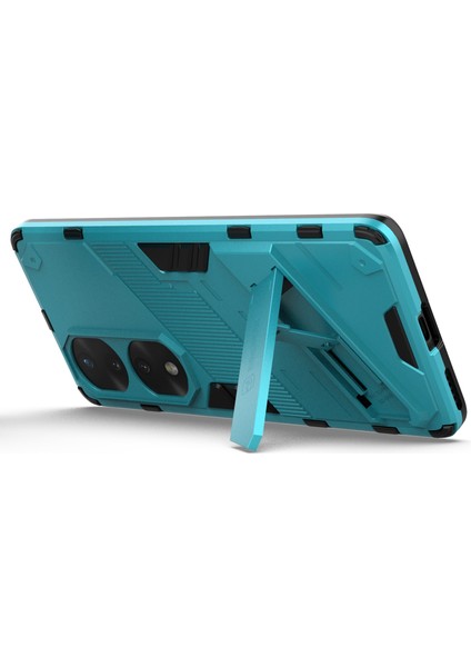 Honor 70 Pro 5g Darbe Emici Düşmeye Dayanıklı Tpu+Pc Kılıfı Ayaklık Çizilmez Cep Telefonu Kılıfı-Bebek Mavisi (Yurt Dışından) fırsatları