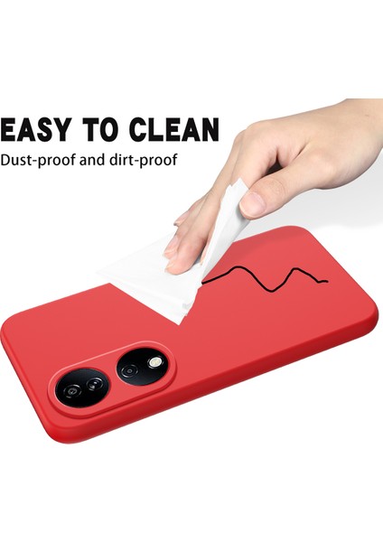 Honor Play 50 Plus 5G/X7B 4g/90 Akıllı Sıvı Silikon Kılıf Kayışlı Çizilmez Kapak-Kırmızı (Yurt Dışından) indirimleri