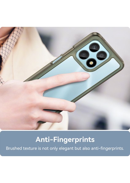 Honor X8A 4g Için Telefon Kılıfı, Akrilik + Tpu Cep Telefonu Kabuğu Koruyucu Kılıf - Şeffaf Gri (Yurt Dışından) indirimleri