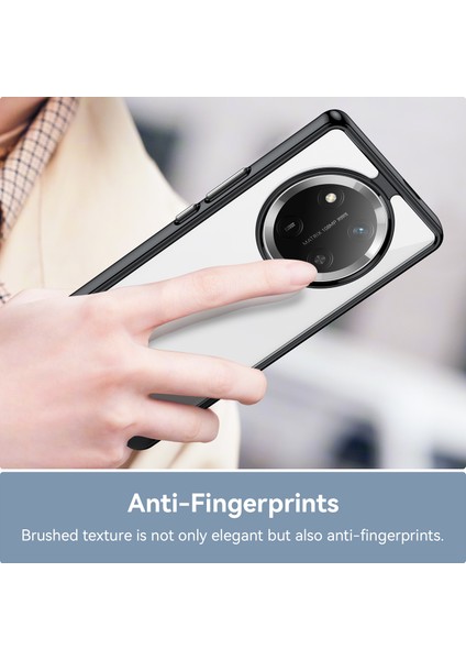 Honor X9C 5g/magic7 Lite 5G/X60 Pro 5g Kılıf Tpu+Akrilik Koruyucu Şeffaf Telefon Kılıfı-Siyah (Yurt Dışından) indirimleri