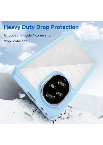 Honor 200 Pro 5g Kılıf Tpu+Akrilik Koruyucu Telefon Kılıfı-Mavi (Yurt Dışından) modelleri