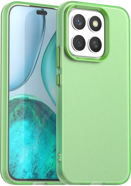 Honor X8C 4g Kılıf Pc+Tpu+Pet Mat Düşmeye Karşı Dayanıklı Telefon Arka Kapağı-Yeşil (Yurt Dışından)