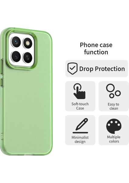 Honor X8C 4g Kılıf Pc+Tpu+Pet Mat Düşmeye Karşı Dayanıklı Telefon Arka Kapağı-Yeşil (Yurt Dışından) fiyatları