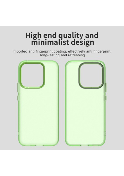 Honor X8C 4g Kılıf Pc+Tpu+Pet Mat Düşmeye Karşı Dayanıklı Telefon Arka Kapağı-Yeşil (Yurt Dışından) modelleri