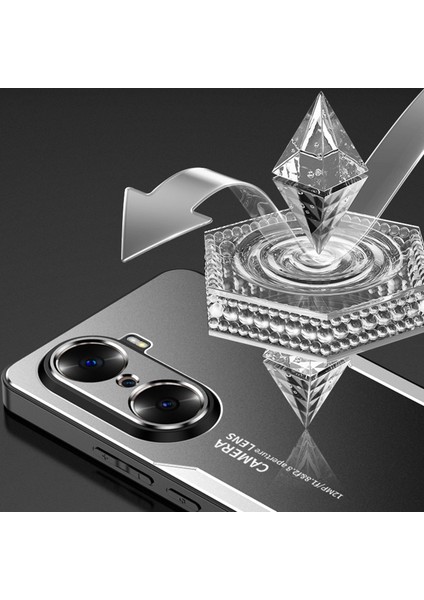 Honor 60 Pro Düşmeye Karşı Telefon Kılıfı Hassas Lens Korumalı-Gümüş (Yurt Dışından) modelleri