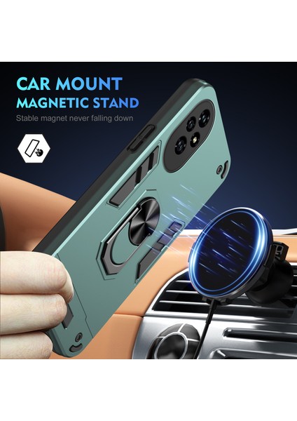 Honor 200 5g Kılıf Pc+Tpu Drop Defend Telefon Kılıfı Halkalı Ayaklık-Yeşil (Yurt Dışından) modelleri