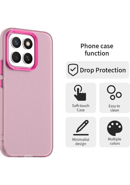 Honor X8C 4g Kılıf Pc+Tpu+Pet Mat Düşmeye Karşı Telefon Arka Kapağı-Kırmızı (Yurt Dışından) fiyatları