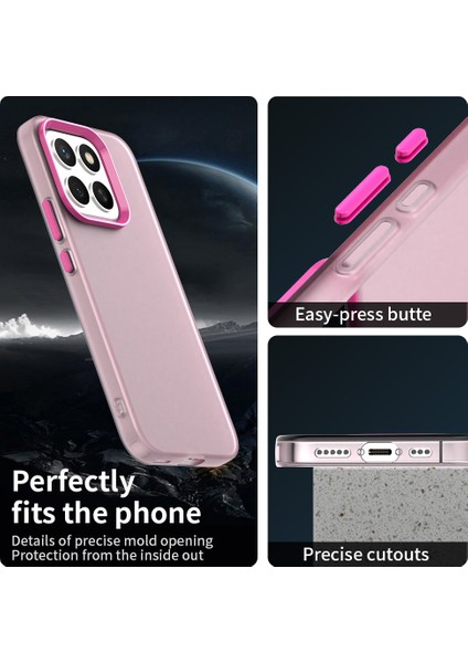 Honor X8C 4g Kılıf Pc+Tpu+Pet Mat Düşmeye Karşı Telefon Arka Kapağı-Kırmızı (Yurt Dışından) indirimleri