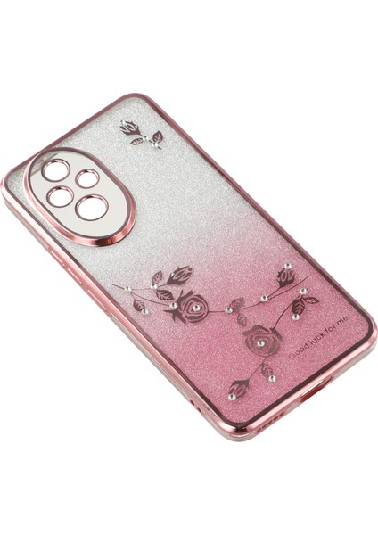 Kadem For Honor 200 5g Kılıf Çiçek Tpu Esnek Degrade Telefon Kılıfı-Gül Altını (Yurt Dışından) fırsatları