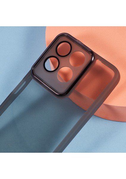 Honor X5B/X5B Plus Kılıf Elektrokaplama Kamera Çerçevesi Tpu Telefon Kılıfı-Şeffaf Siyah (Yurt Dışından) fırsatları