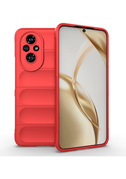 Honor 200 5g Kılıf Yumuşak Tpu Düşmeye Dayanıklı Koruyucu Telefon Kılıfı-Kırmızı (Yurt Dışından)