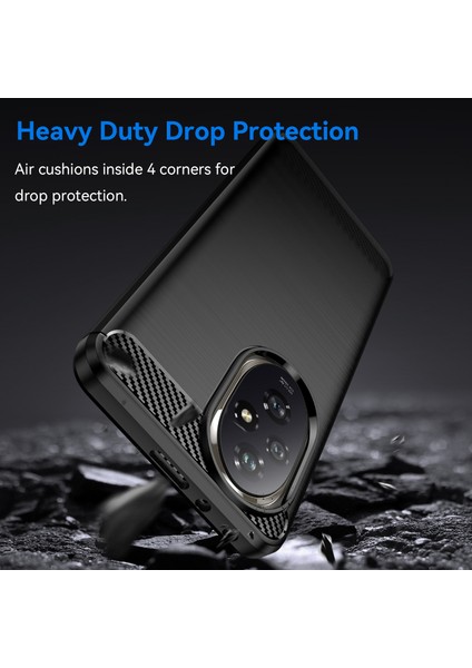 Honor 200 Pro 5g Kılıf Fırçalanmış Yumuşak Tpu Düşmeye Karşı Telefon Koruyucu Kılıf-Siyah (Yurt Dışından) fırsatları