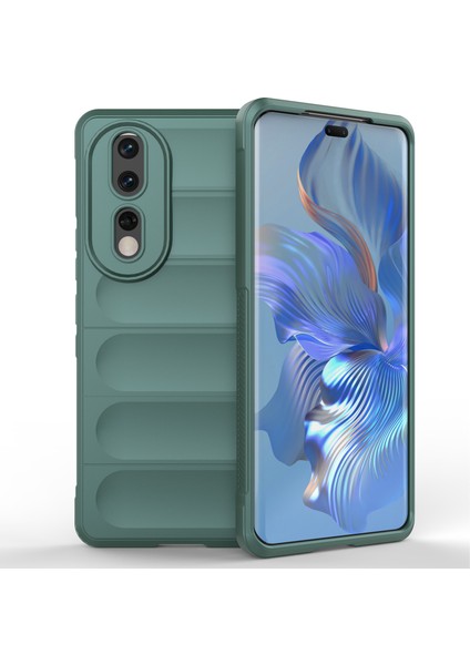 Honor 80 Pro 5g Çizilmez Koruyucu Telefon Kılıfı Yumuşak Tpu Sağlam Arka Kapak-Yeşil (Yurt Dışından)