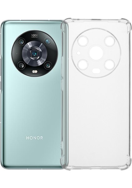 Honor Magic4 Pro 5g Kılıf Tpu Şeffaf Telefon Kılıfı Dört Köşe Güçlendirilmiş (Yurt Dışından)