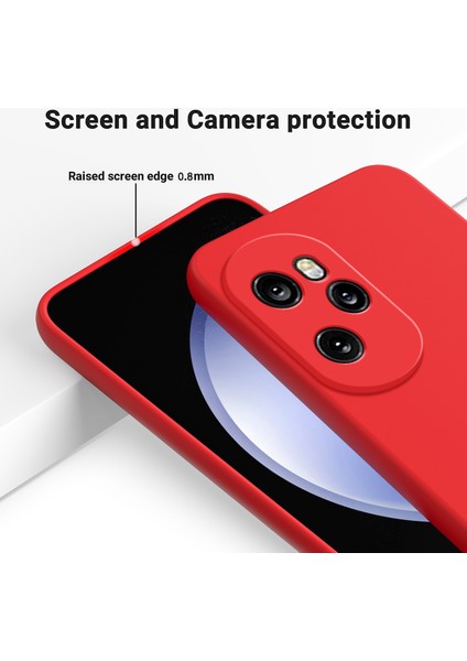 Honor 100 Pro 5g Kılıf Çizilmez Sıvı Silikon Cep Telefonu Koruyucu Kapak-Kırmızı (Yurt Dışından) fırsatları