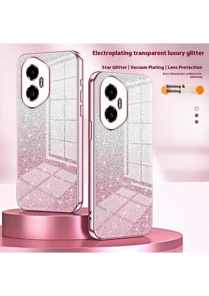 Honor 300 Kılıf Elektrokaplama Degrade Parıltılı Tpu Telefon Kılıfı-Altın (Yurt Dışından) fiyatları