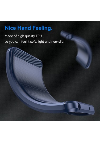 Tpu Telefon Kılıfı Honor X30I Düşmeye Karşı Dayanıklı Darbeye Dayanıklı Kılıf Karbon Fiber Doku Fırçalanmış Telefon Kılıfı-Mavi (Yurt Dışından) fiyatları