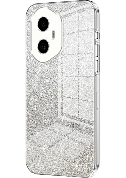 Honor 300 Kılıf Elektrokaplama Degrade Parıltılı Tpu Telefon Kılıfı-Şeffaf (Yurt Dışından)