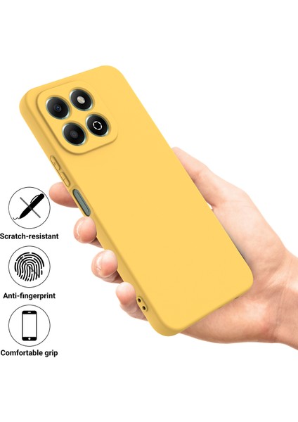Honor X6B 4g Kılıf Düşmeye Karşı Dayanıklı Sıvı Silikon Telefon Kılıfı Kayışlı-Sarı (Yurt Dışından) fiyatları