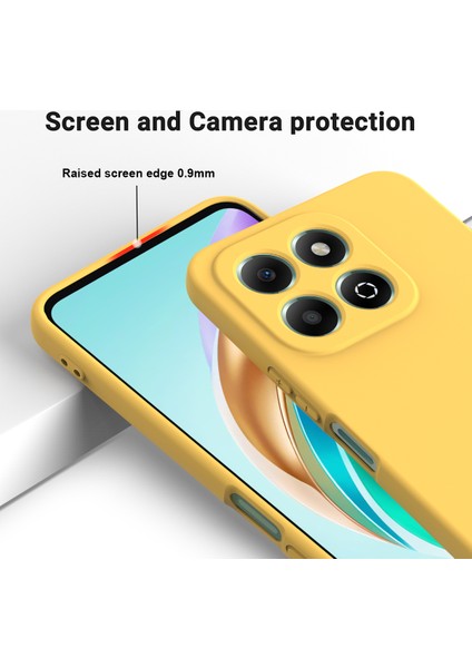 Honor X6B 4g Kılıf Düşmeye Karşı Dayanıklı Sıvı Silikon Telefon Kılıfı Kayışlı-Sarı (Yurt Dışından) fırsatları