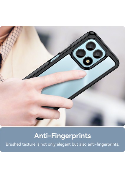 Honor X8A 4g Için Telefon Kılıfı, Akrilik + Tpu Cep Telefonu Kabuğu Koruyucu Kılıf-Siyah (Yurt Dışından) indirimleri