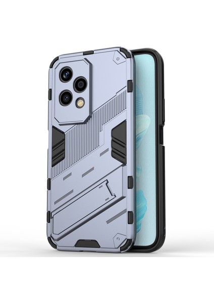 Honor 200 Lite Kılıf Darbeye Dayanıklı Pc + Tpu Çizilmez Telefon Kılıfı Kickstand Ile-Gri (Yurt Dışından)