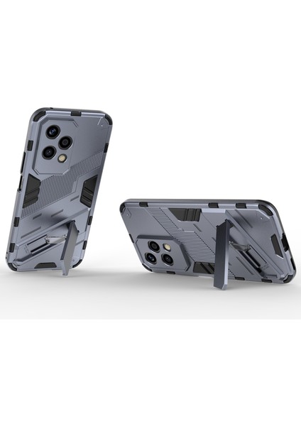 Honor 200 Lite Kılıf Darbeye Dayanıklı Pc + Tpu Çizilmez Telefon Kılıfı Kickstand Ile-Gri (Yurt Dışından) fiyatları