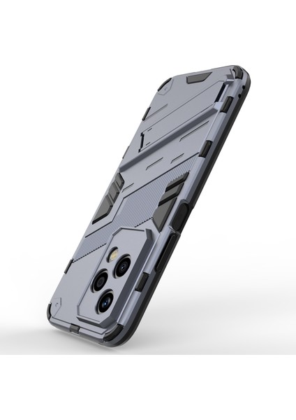 Honor 200 Lite Kılıf Darbeye Dayanıklı Pc + Tpu Çizilmez Telefon Kılıfı Kickstand Ile-Gri (Yurt Dışından) modelleri