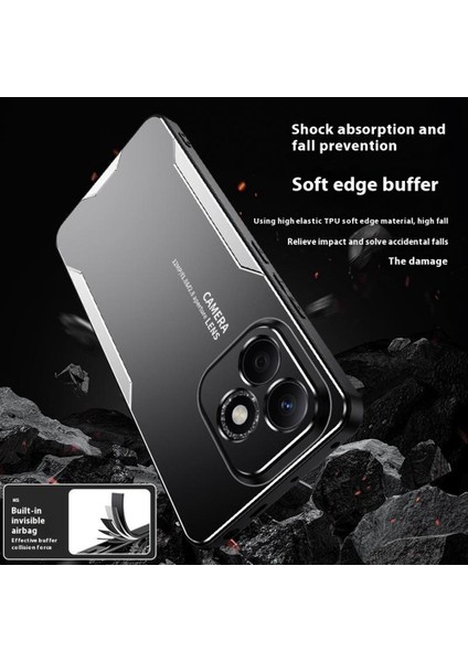 Honor X60I 5g Telefon Kılıfı Alüminyum Alaşımlı Tpu Pc Arka Kapak-Altın (Yurt Dışından) fırsatları