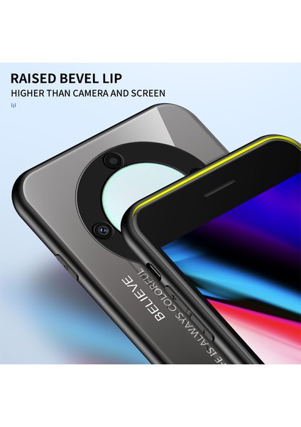 Honor X9A 5g Temperli Cam + Pc + Tpu Telefon Kılıfı Degrade Renkli Akıllı Telefon Kılıfı - Degrade Pembe Mor (Yurt Dışından) indirimleri