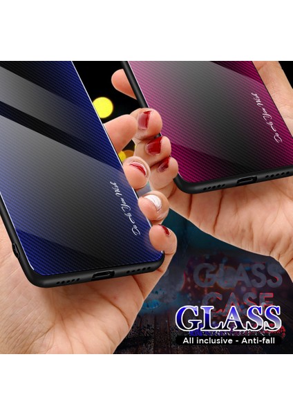 Temperli Cam + Tpu Cep Telefonu Kılıfı Honor X8 5g Için, Karbon Fiber Dokulu Aşınmaya Dayanıklı Telefon Kılıfı - Siyah (Yurt Dışından) fırsatları