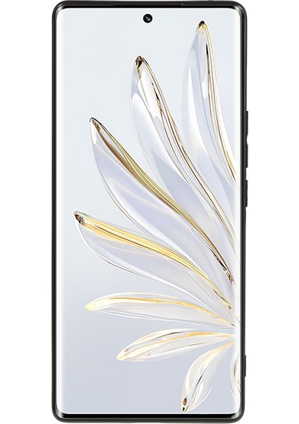 Honor 70 5g Esnek Tpu Telefon Düşmeye Dayanıklı Kılıf Mat Çizilmez Koruyucu Kılıf-Siyah (Yurt Dışından) modelleri