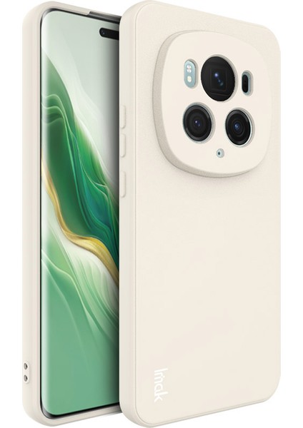 Imak Uc-4 Serisi Honor Magic6 Pro 5g Kılıf Düz Kenar Yumuşak Tpu Telefon Kabuğu-Beyaz (Yurt Dışından)